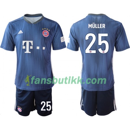 Fotballdrakt FC Bayern München MULLER 25 Barn Tredjetrøye 2018/19 Kortermet